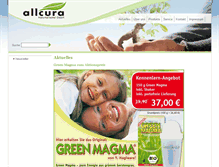 Tablet Screenshot of allcura.de